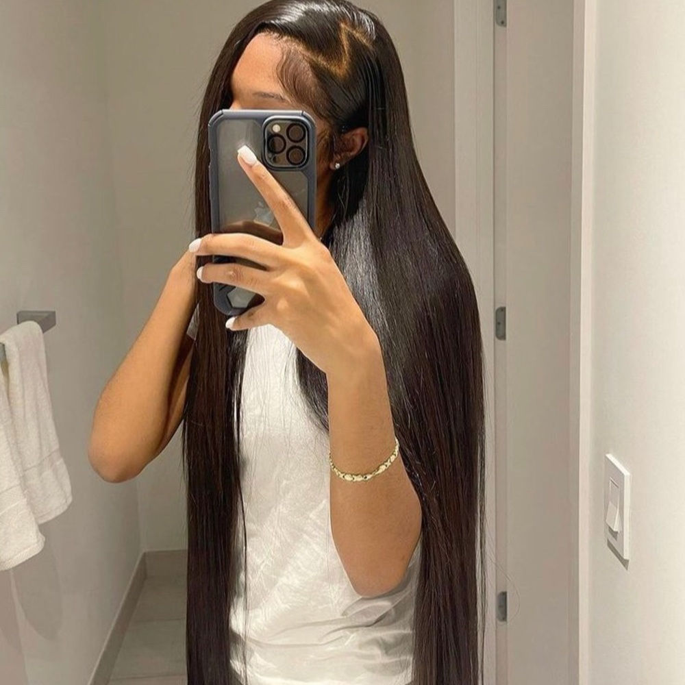 30 Inch Straight Lace Front Wigs 13x4 Hd Frontal Wigs 250% Human Hair Wig